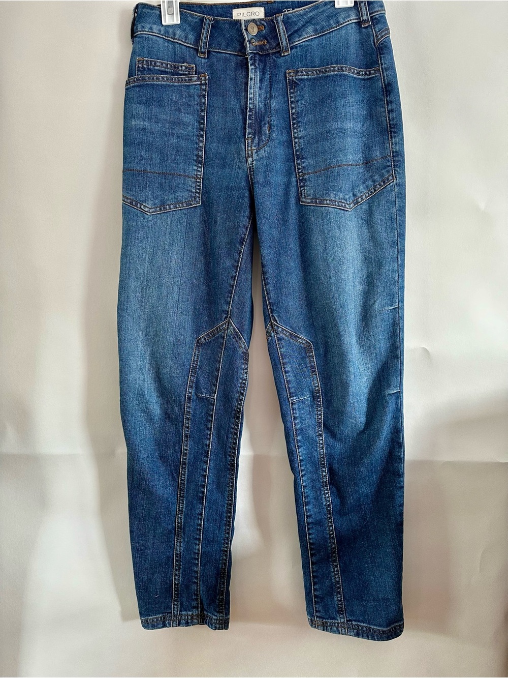 Anthropologie Pilcro The Wanderer Mid-Rise Relaxed Jeans Size 27 Utility